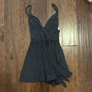 Black/grey romper